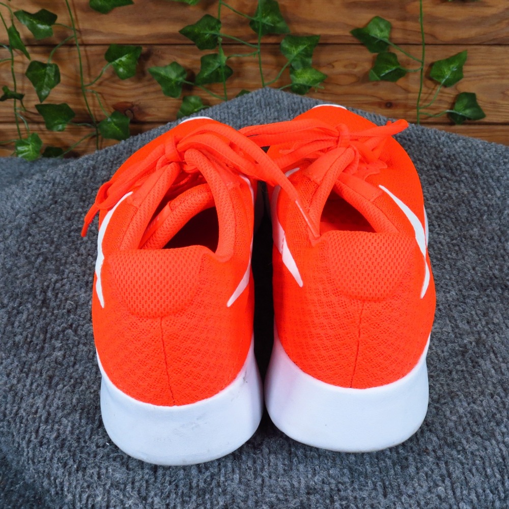 Nike Tanjun Mens Running Shoes Size 7 Athletic Walking Sneakers Orange White - Picture 6 of 7